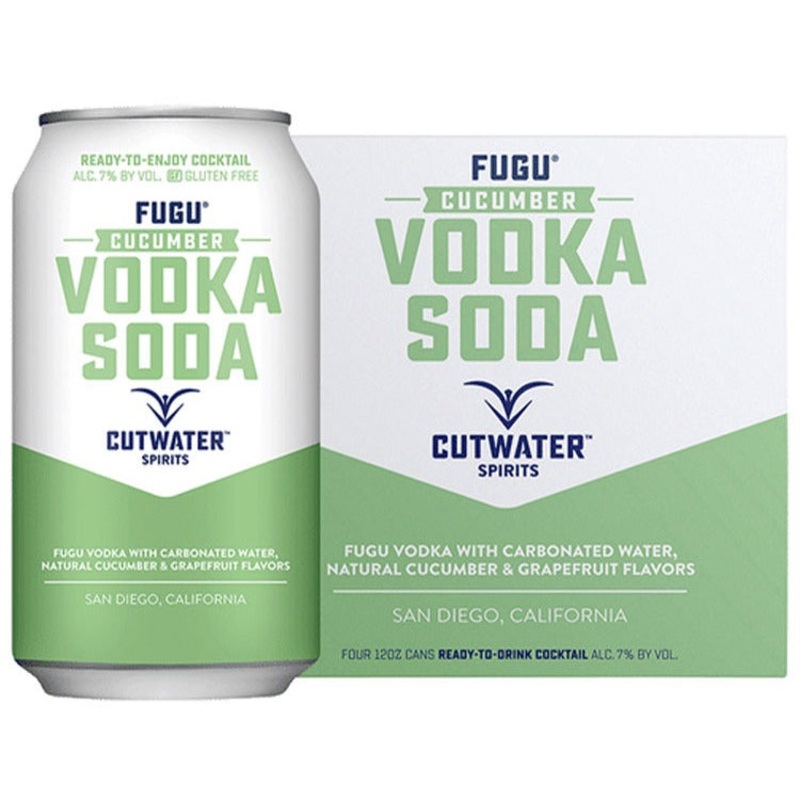 Cutwater Fugu Cucumber Vodka Soda Canned Cocktail