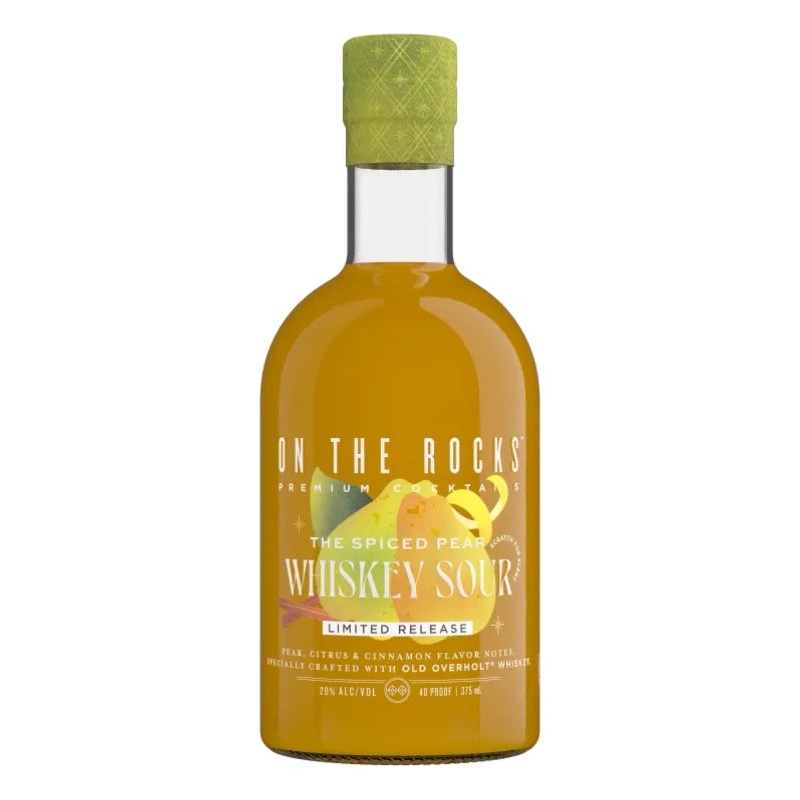 On The Rocks Spiced Pear Whiskey Sour Limited Release Cocktail 375mL