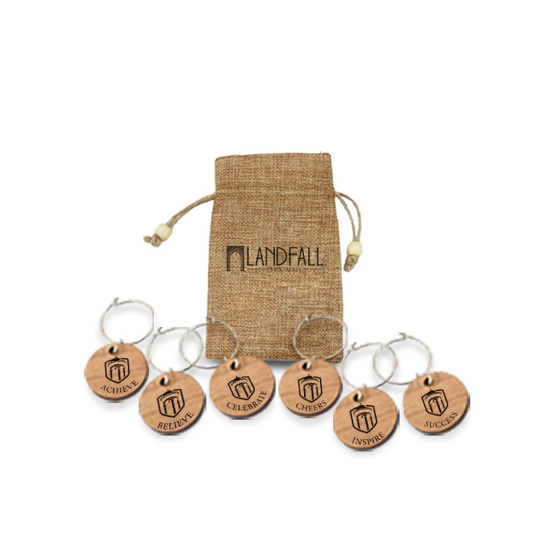 Wine Charms with Bag