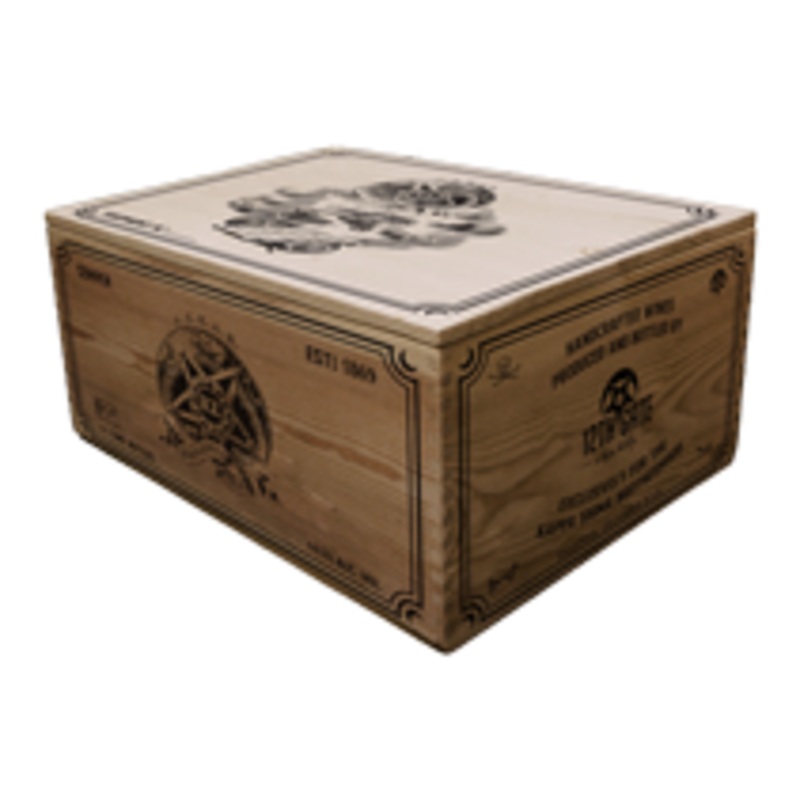 6-Bottle Wood Crate