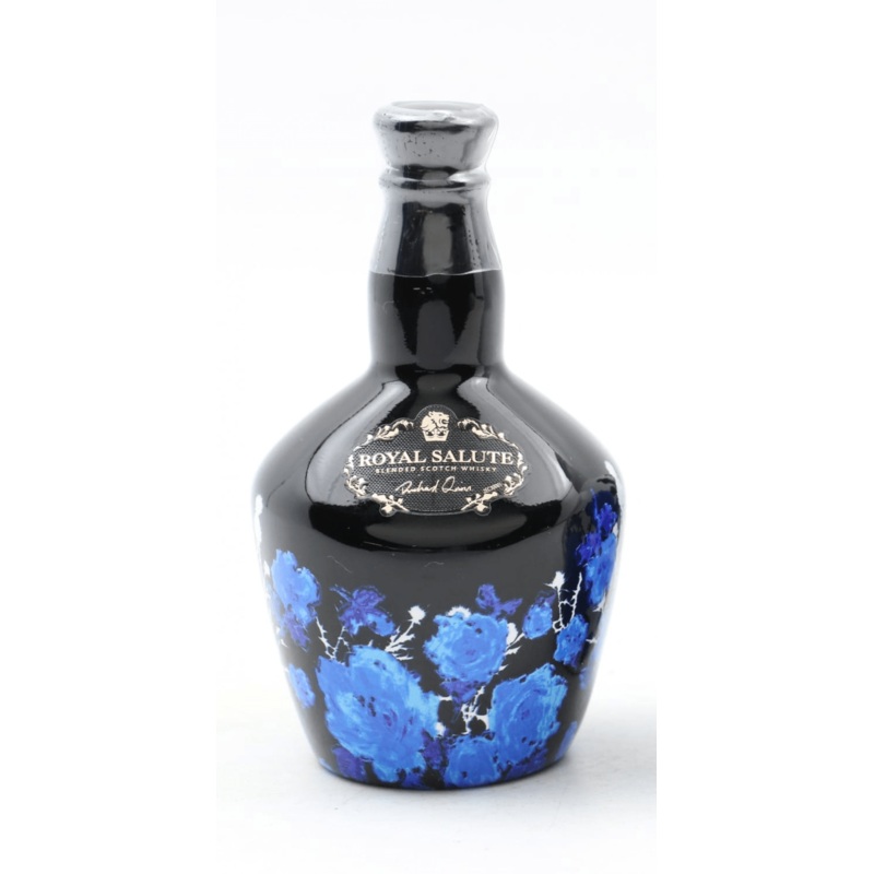 Chivas Royal Salute Richard Quinn Black Flagon Miniature 5cl
