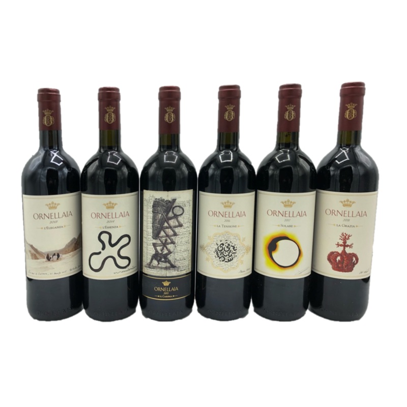 Ornellaia Bolgheri Superiore Limited Edition Vertical Set 2013-2018 6 Bottles 13.5% – 15% – Italy