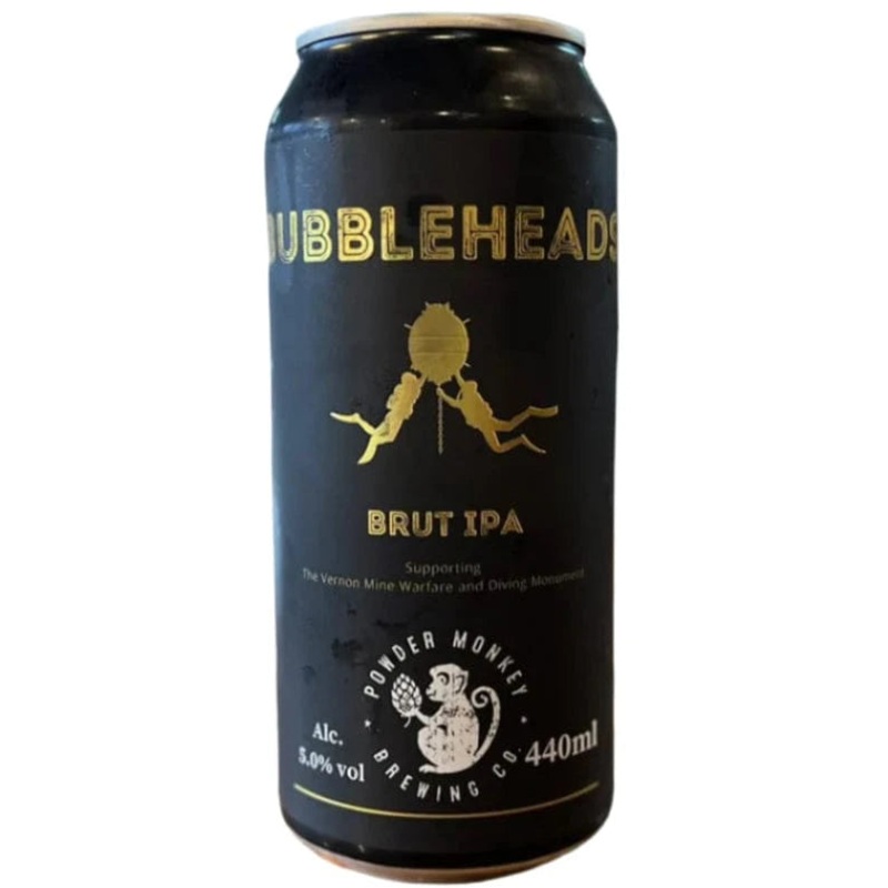 Powder Monkey Brewing Bubbleheads Brut IPA 4x440ml