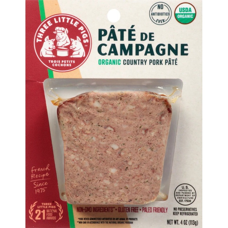 Three Little Pigs Organic Pate de Campagne