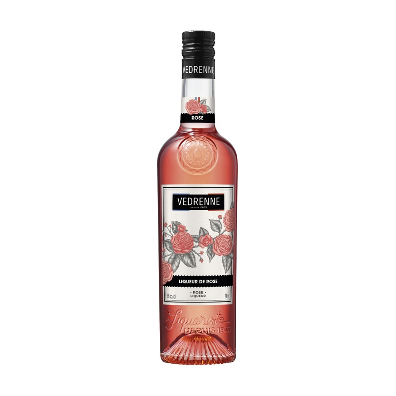Vedrenne Rose Liqueur 70cl Bottle