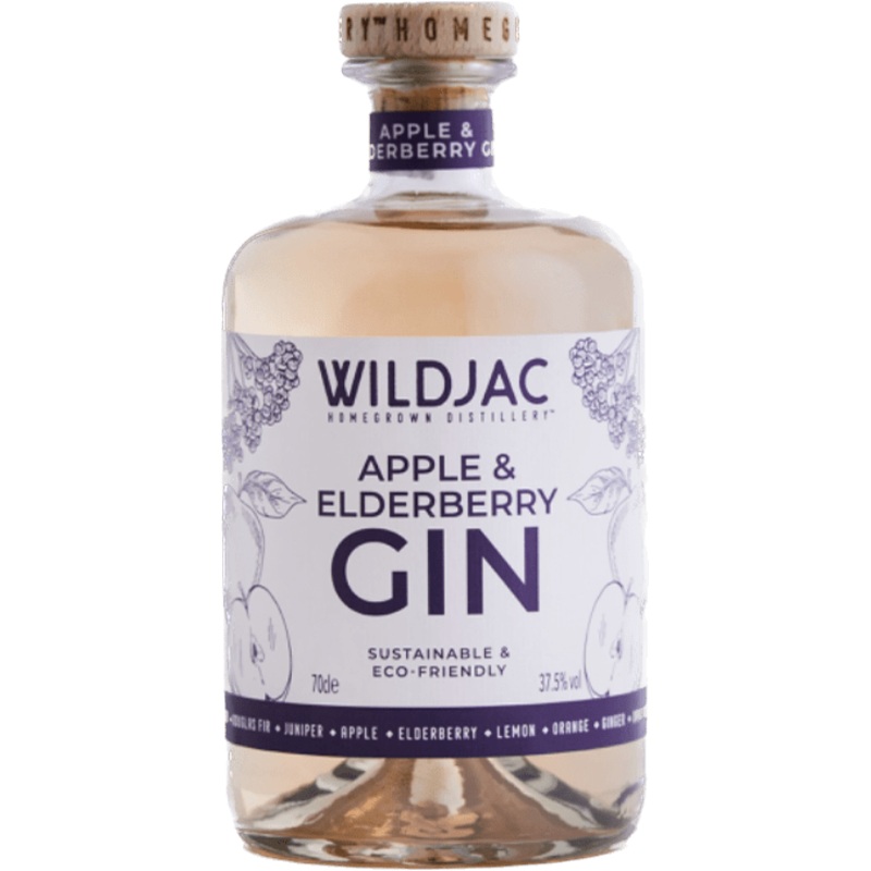 Wildjac Apple and Elderberry Gin 70cl