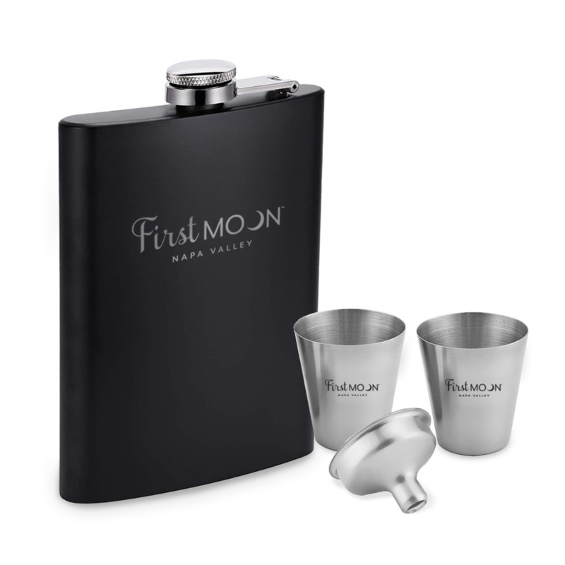 Black Flask Set
