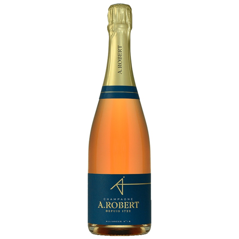 Champagne A. Robert,  Alliances No. 16 Brut Ros NV, (Case)
