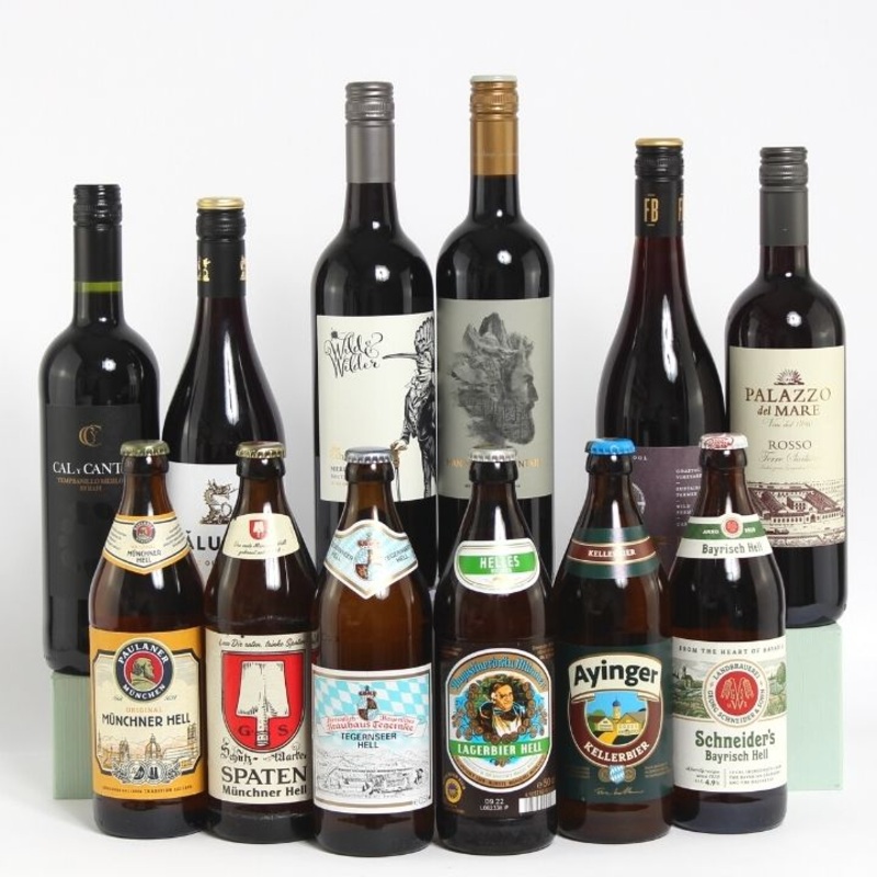 Red Wine & Beer Mixed Case