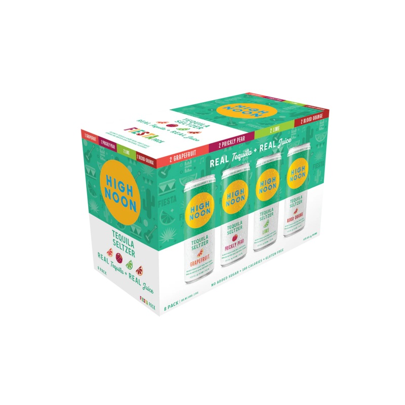 High Noon Fiesta Tequila Variety Pack 8 PACK 12 OZ CANS