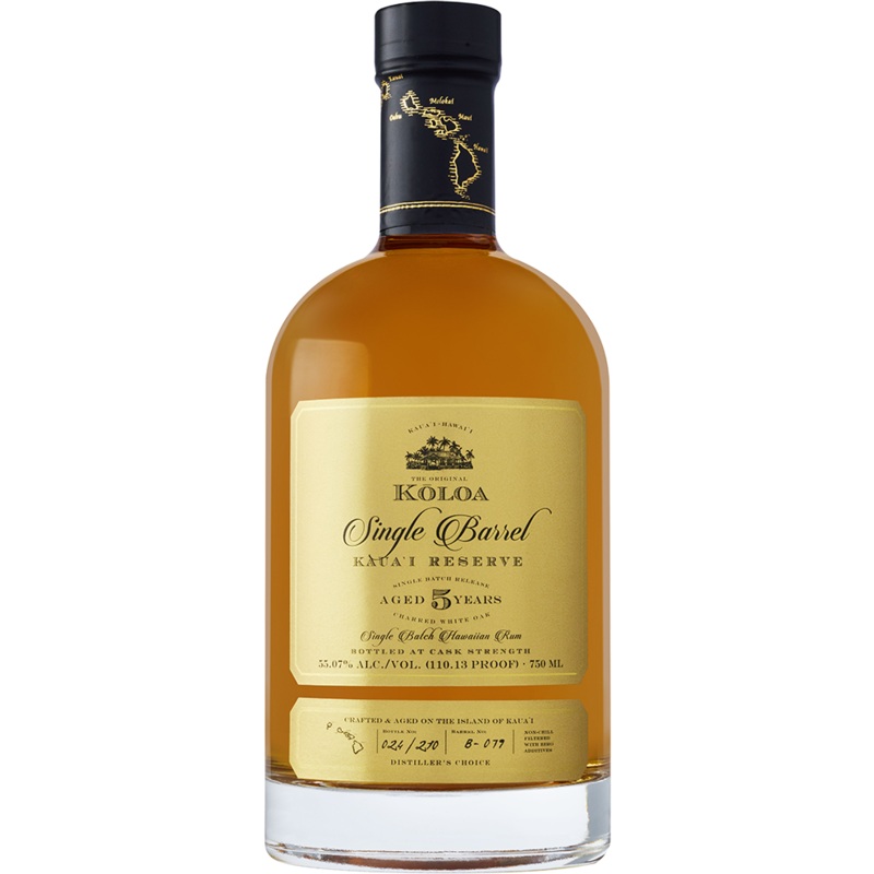 Kloa Kauai Reserve Cask Strength Single-Barrel Aged Hawaiian Rum