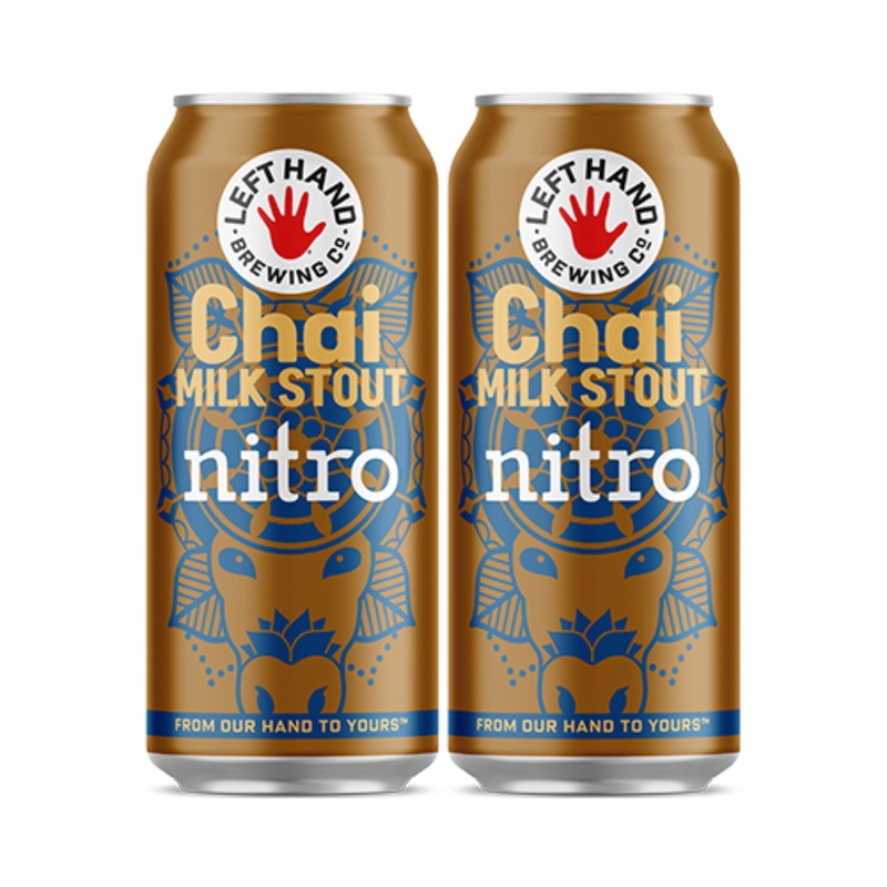 Left Hand Brewing NITRO Chai Milk Stout 4 PACK 13.6 OZ CANS