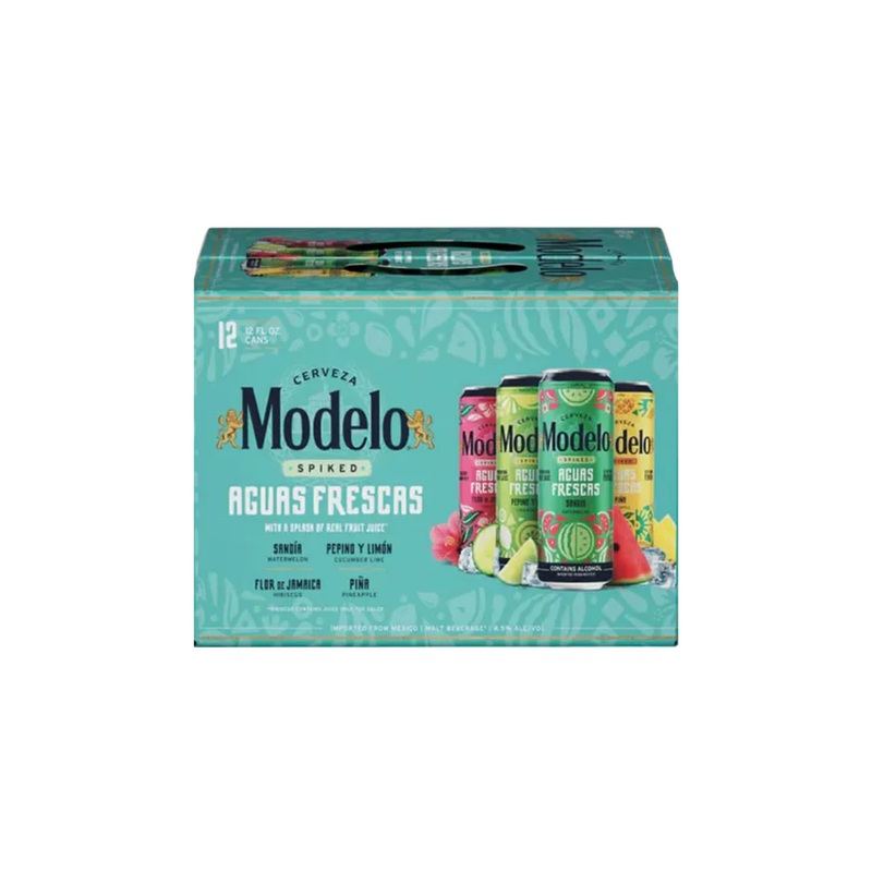 Modelo Aguas Frescas Variety Pack 12 PACK 12 OZ CANS