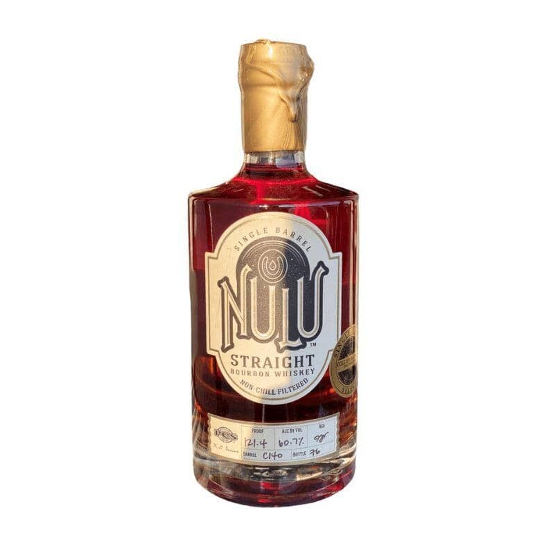 Nulu Single Barrel Straight Bourbon Whiskey “Collier-Barnett” 750mL