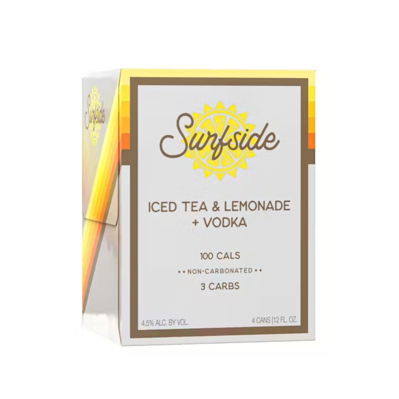 Surfside Hard Tea & Lemonade 4 PACK 12 OZ CANS