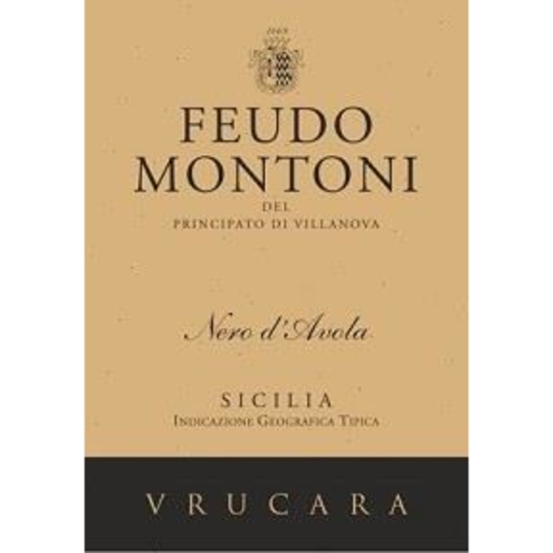 Feudo Montoni Sicilia IGT Vrucara Nero D’Avola 750ml