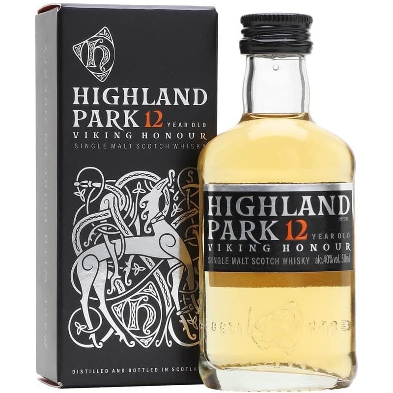 Highland Park 12 Year Old Single Malt Whisky Miniature 5cl