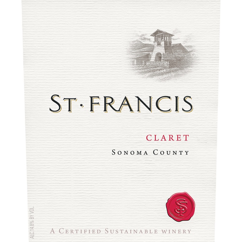 St. Francis Claret Sonoma County Red Bordeaux Blend 750ml