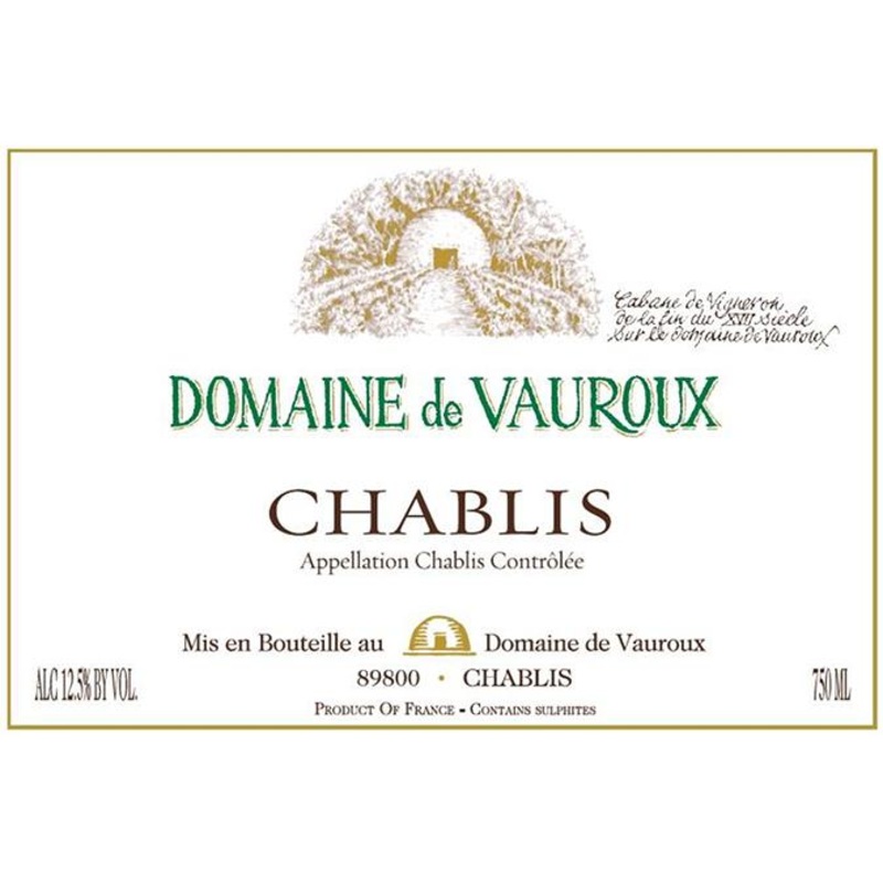 Domaine de Vauroux Chablis Chardonnay 750ml