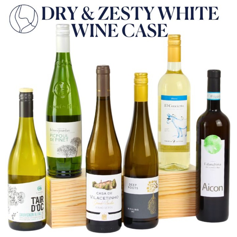 Dry and Zesty White 6 bottle case (FREE Delivery on this Case)