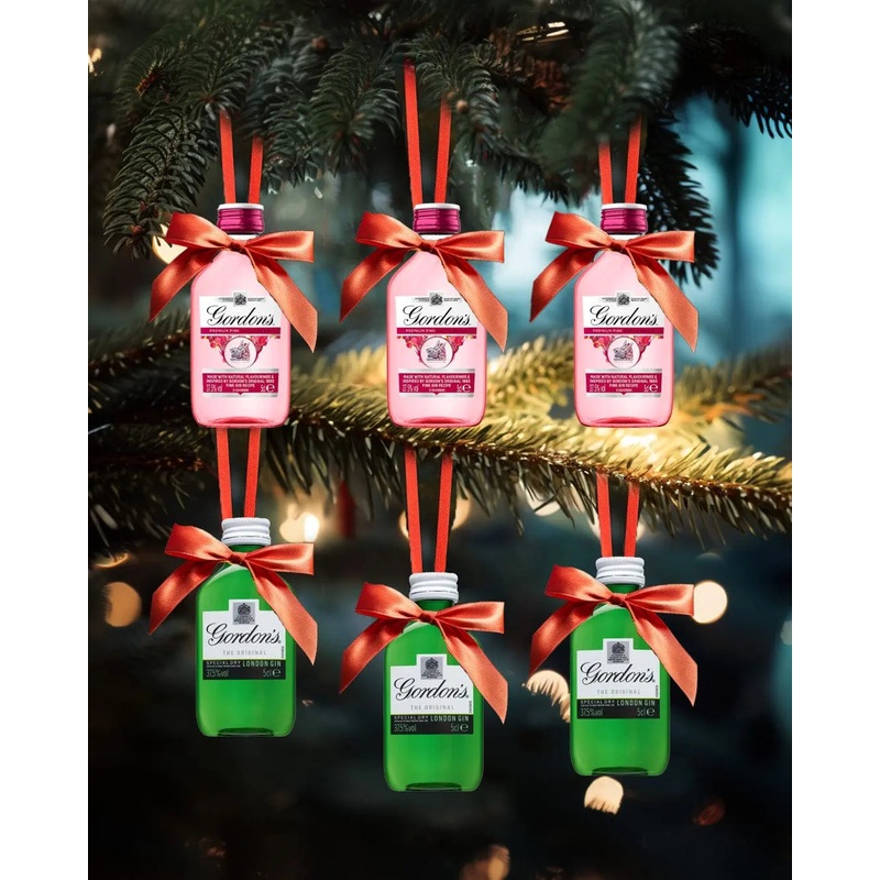 Merry Baubles – Mixed Gordon’s Gin Miniature Set