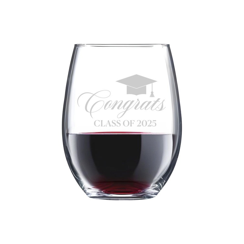 Stemless Glass Class of 2025