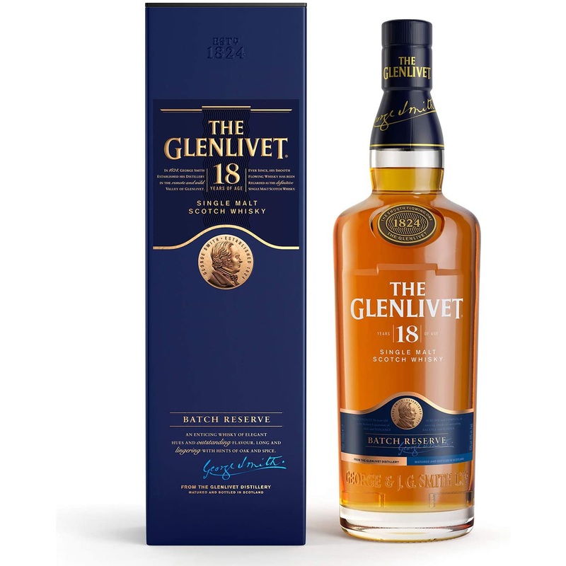 The Glenlivet 18 Year Old Single Malt Whisky 70cl