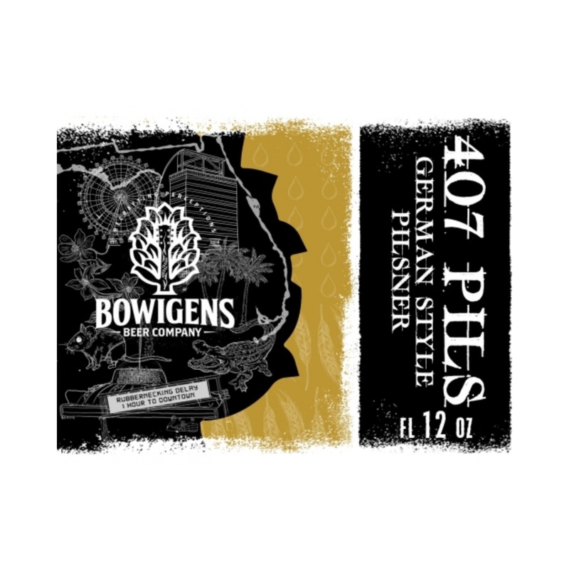 Bowigens Beer Company 407 Pilsner 6 PACK 12 OZ CANS