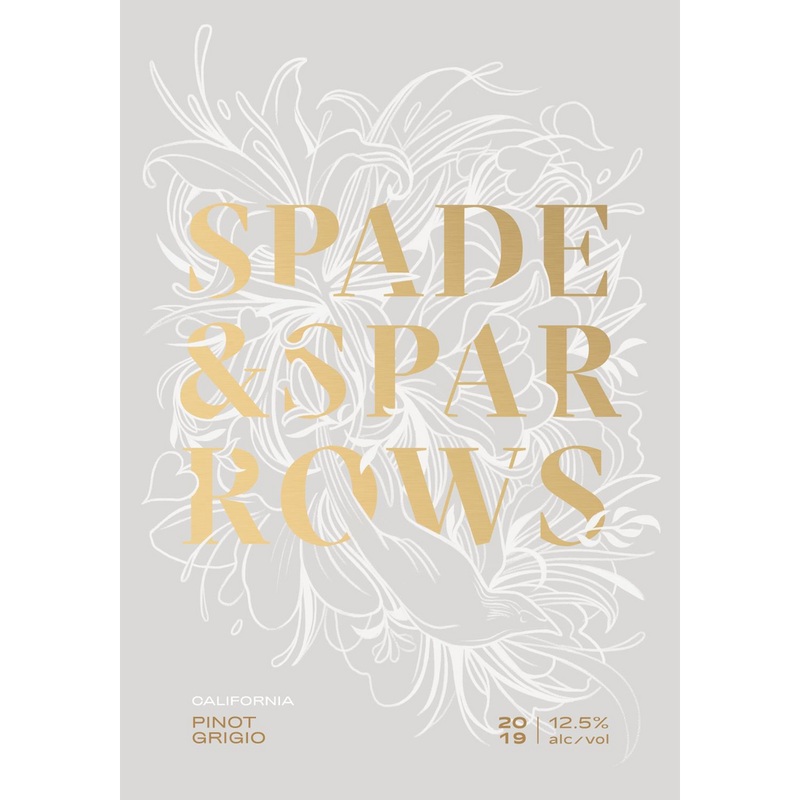 Spade and Sparrow Pinot Grigio 750ml