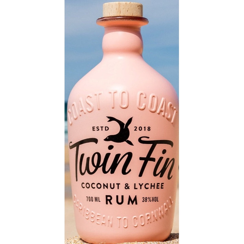 Twin Fin Coconut and Lychee Rum 5cl 1 Bottle