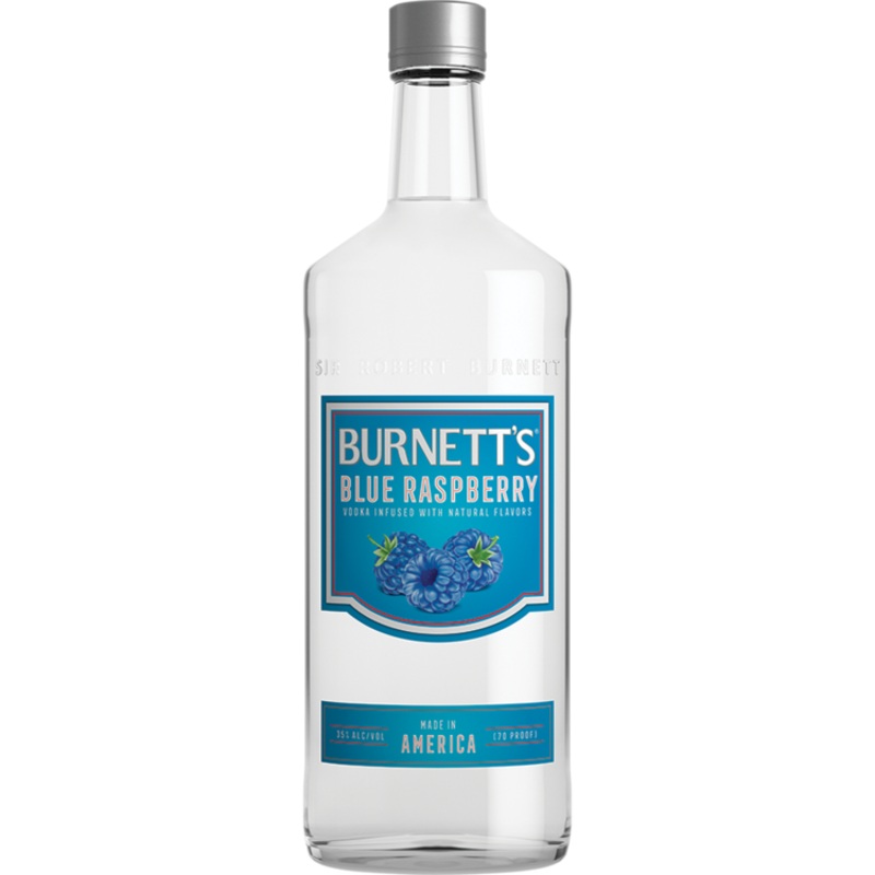 Burnett’S Blue Raspberry Flavored Vodka 70 750 ML