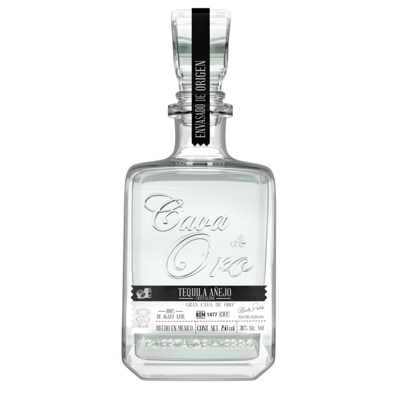 Cava De Oro Tequila Aejo Cristalino 70cl
