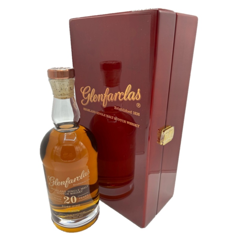Glenfarclas 20 Year Old Port Pipe in Crystal Decanter Generations Series No 2 700ml 50.5% – Whisky