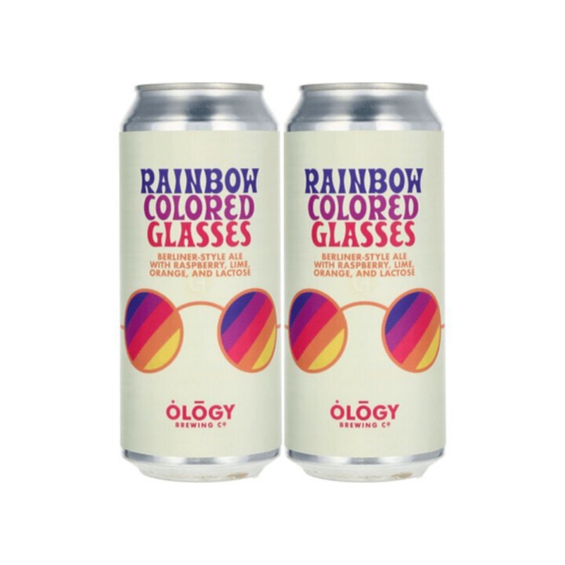 Ology Brewing Rainbow Colored Glasses Sour 4 PACK 16 OZ CANS