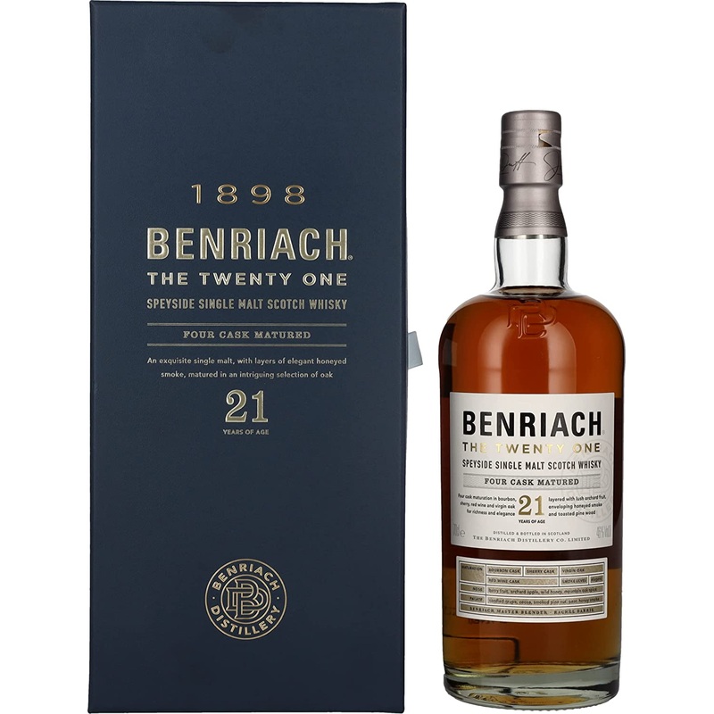 Benriach 21 Year Old Single Malt Whisky 70cl