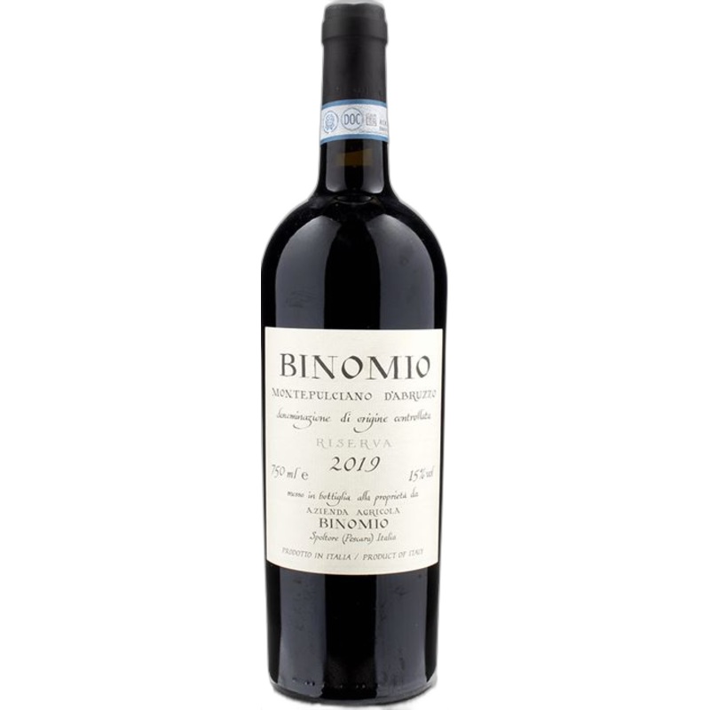 Binomio Montepulciano dAbruzzo Riserva 2019