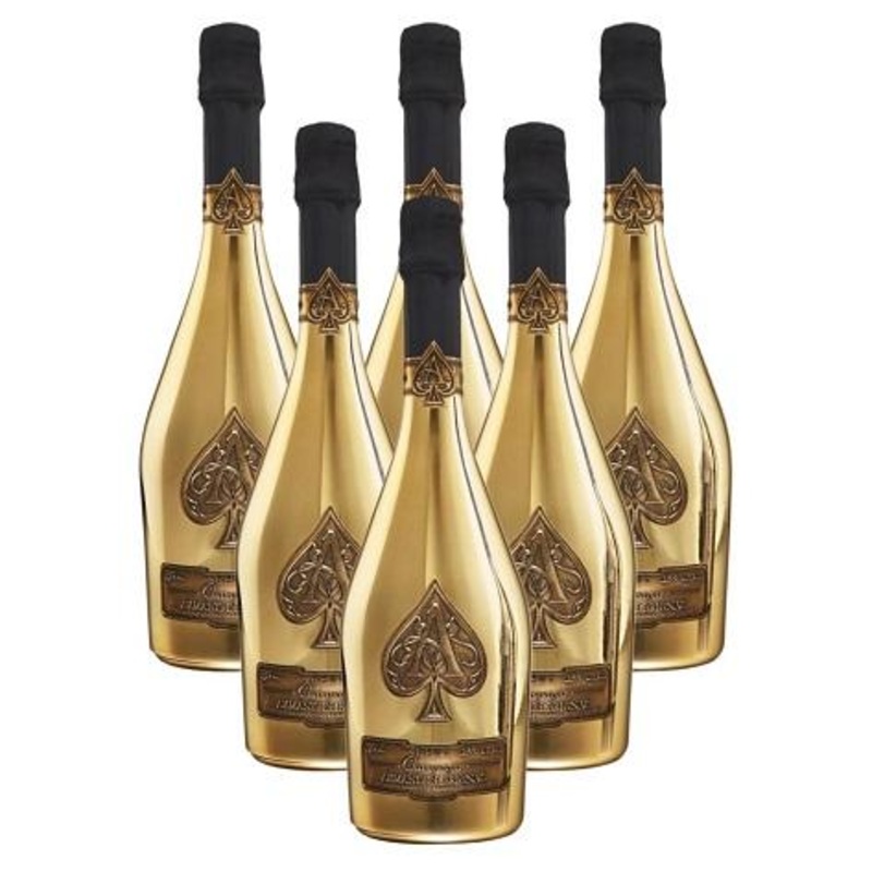 Armand de Brignac Brut 6 Champagne Case 1 Bottle 75cl
