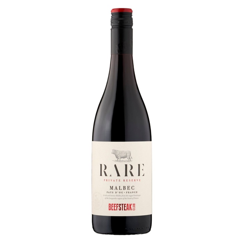 Beefsteak Rare French Malbec, 75 cl