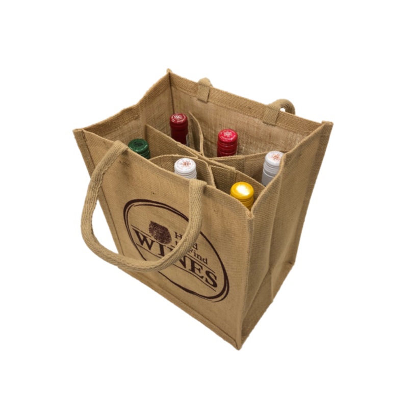Hard to Find Wines Branded Jute Wine Carrier 0ml