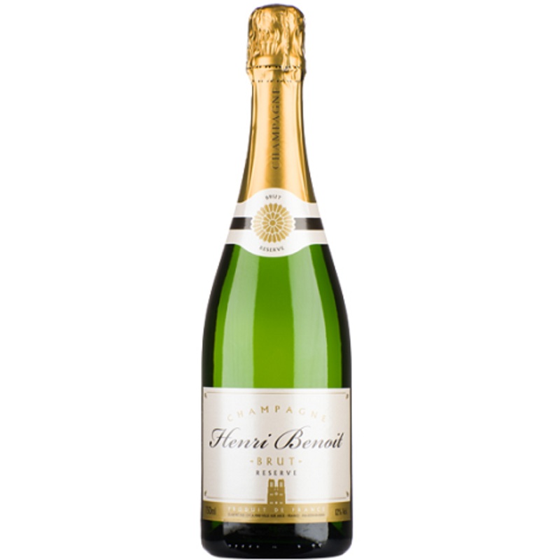 Henri Benoit Brut Reserve NV Champagne 6 Bottle Case 6x75cl