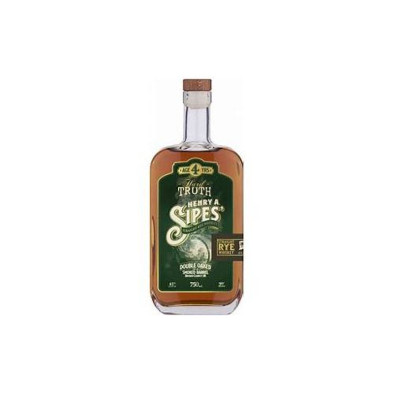 Henry Sipes Double Oaked Smoked Barrel Rye – 750ML