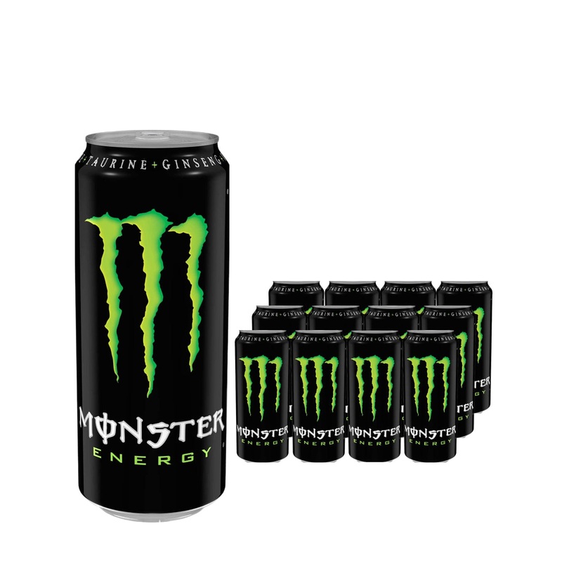 Monster Energy Drink Can Multipack, 12 x 500 ml