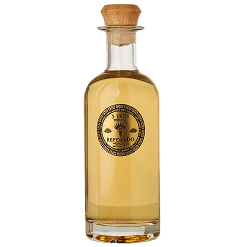 3 Tres Tequila Reposado 100% Agave 750ml