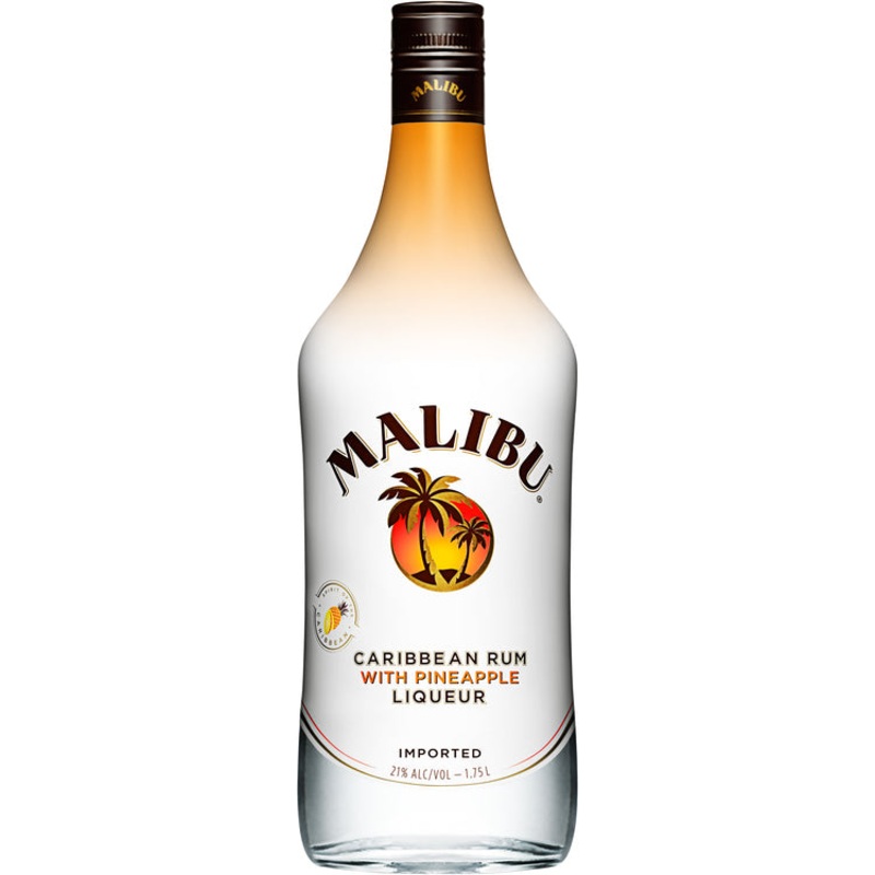 Malibu Pineapple Flavored Rum 42 1.75 L