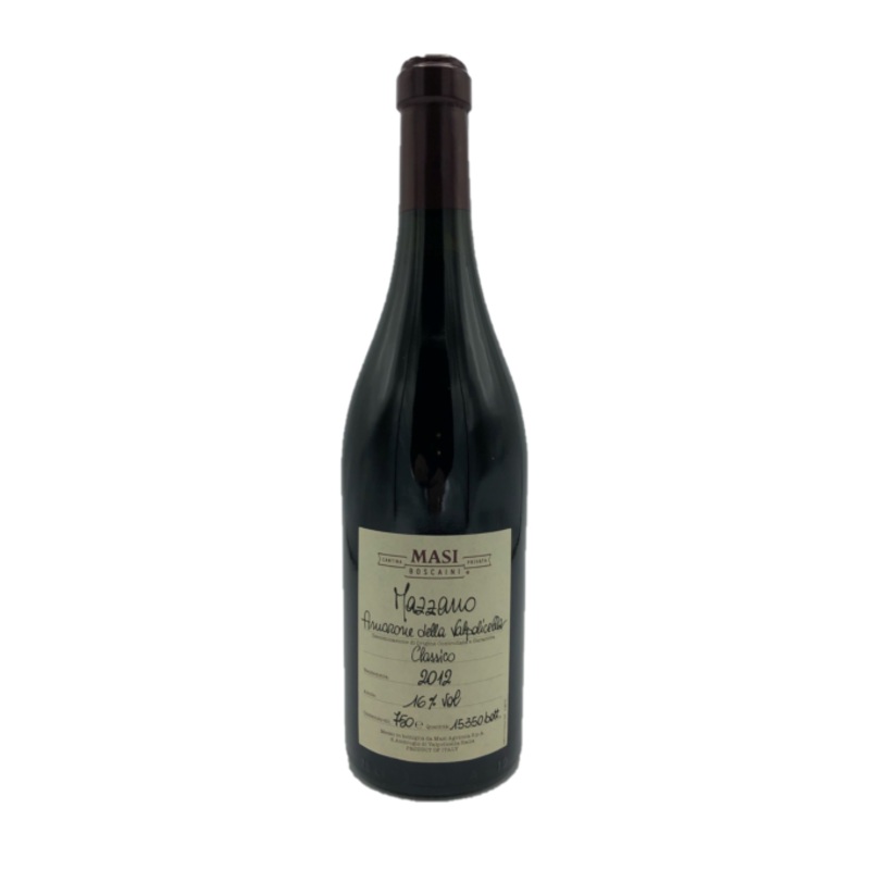 Masi Mazzano Amarone della Valpolicella 2012 750ml 16% – Italy Robert Parker 95/100 Falstaff 95/100