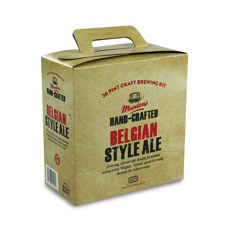 Muntons Hand Crafted 36 Pint Beer Kit – Belgian Style Ale