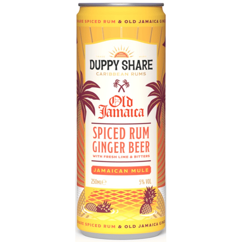 Duppy Share Old Jamaica Spiced Rum Ginger Beer RTD