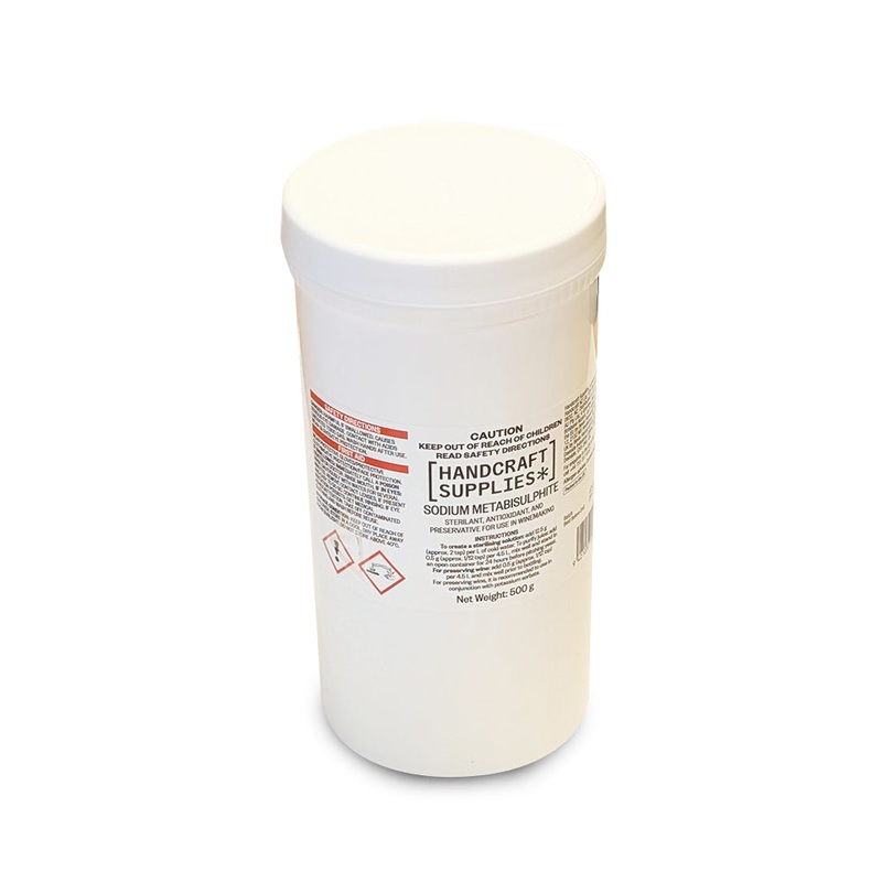 Handcraft Supplies Sodium Metabisulphite 500g
