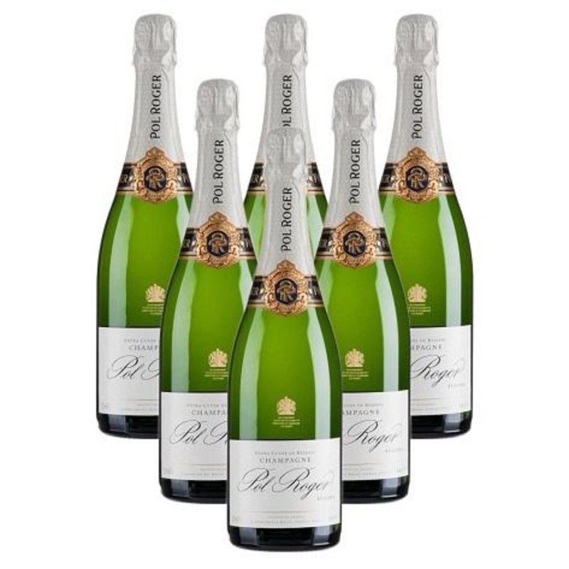 Pol Roger Brut NV 6 Champagne Case 6 Bottle Case 6x75cl