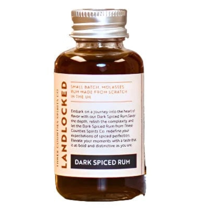 Three Counties Spirits Landlocked English Dark Spiced Rum Miniature 5cl